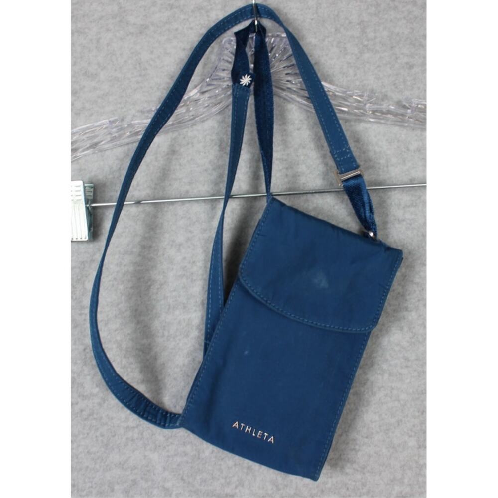 Athleta‎ All About Phone Crossbody B ag Dark Lapis Blue